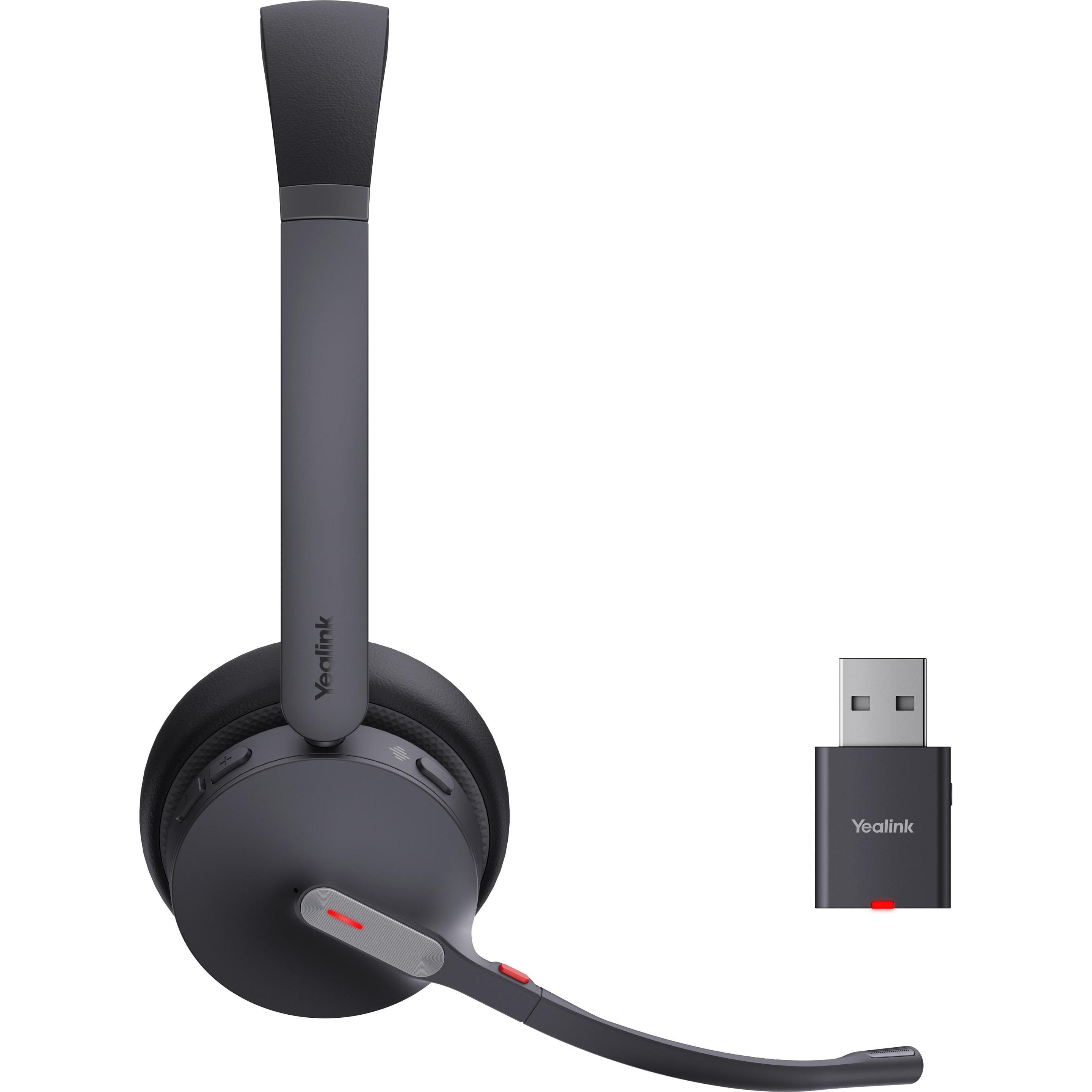 Thumbnail - Yealink WH 64 (Kabellos, USB-A), Office Headset, Schwarz