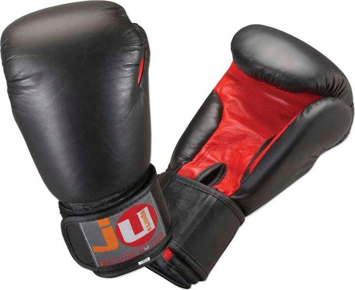 Actual product image Ju-Sports Boxing gloves black / red (10 OZ, One size)