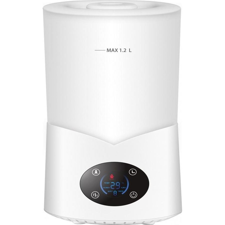 No Name MIST 1.2L Digitaler Luftbefeuchter + FERNBEDIENUNG, Luftbefeuchter, Weiss