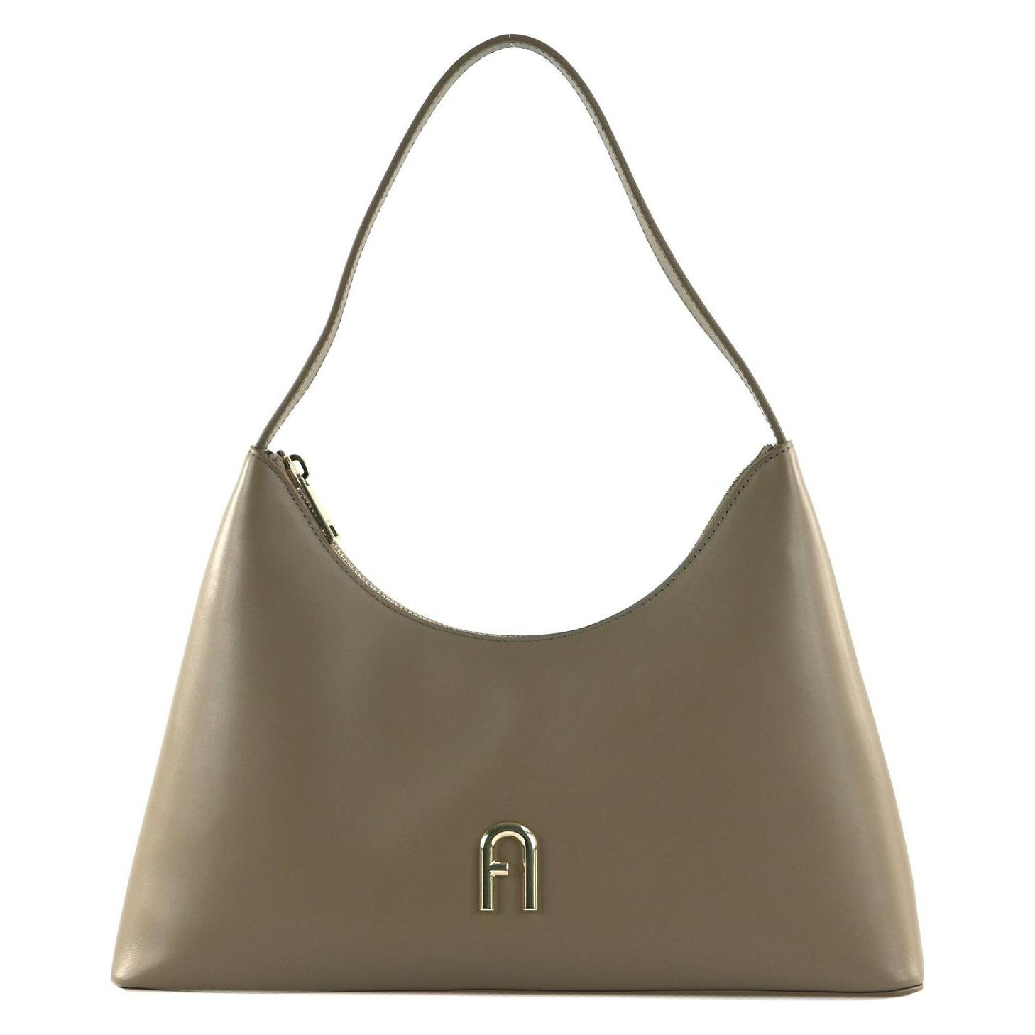 Furla, Damen, Handtasche, Diamante Shoulder Bag, Braun