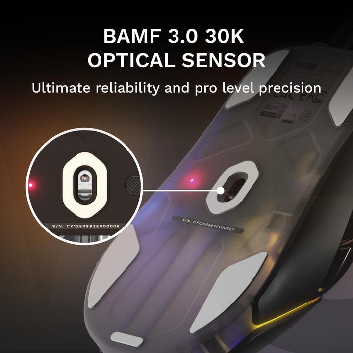 Actual product image Glorious PC Gaming Race Model O3 Wired (Cable)