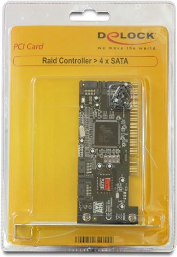 Actual product image Delock 4 port SATA RAID controller