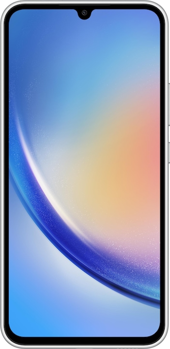 Image du produit Samsung Galaxy A34 5G (256 Go, Awesome Silver, 6.60", Double SIM, 48 Mpx, 5G)