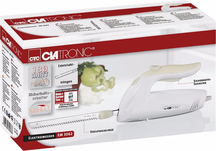 Produktbild Clatronic Elektromesser EM 3062 Weiss (42 cm)