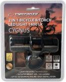 Produktbild Esperanza Cygnus 2in1 LED-Frontlampe (100 lm)