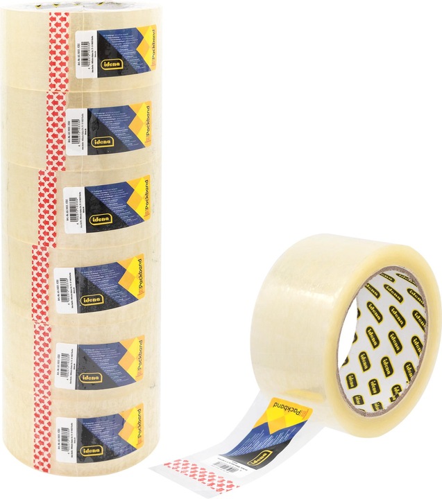 Produktbild Idena Packband geräuscharm transparent 5cmx66m