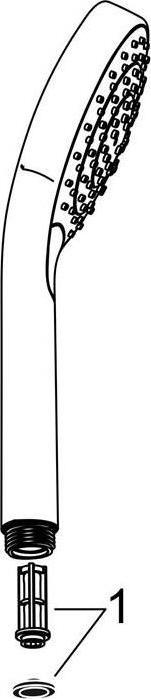 Actual product image hansgrohe Croma Select S (3 Beam types, 15 l/min)