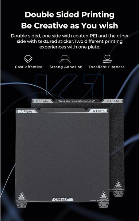 Image du produit Creality Plate-forme d'impression recto-verso (Lit d'impression)
