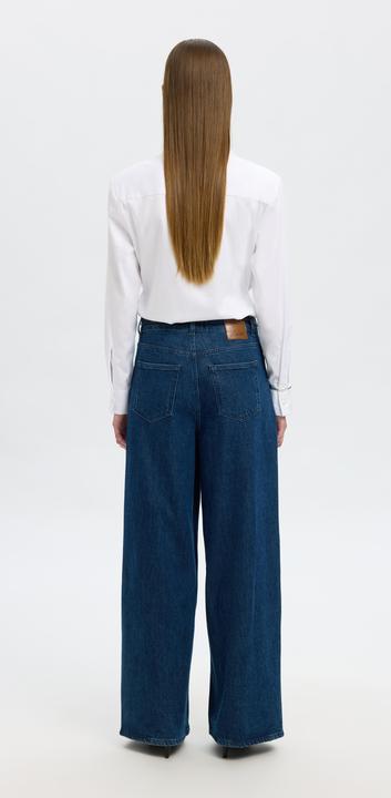 Actual product image Selected Femme High Waist Wide Fit Jeans (W29/L32)