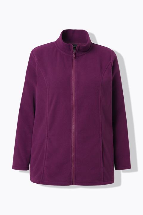 Actual product image Ulla Popken Modular Fleece Zip Front Jacket (54)