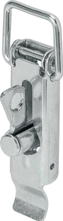 Image du produit Vormann Fermeture de serrage Hauteur 110 mm Largeur 37 mm Acier zingué bleu avec possibilité de plombage (1 pcs)