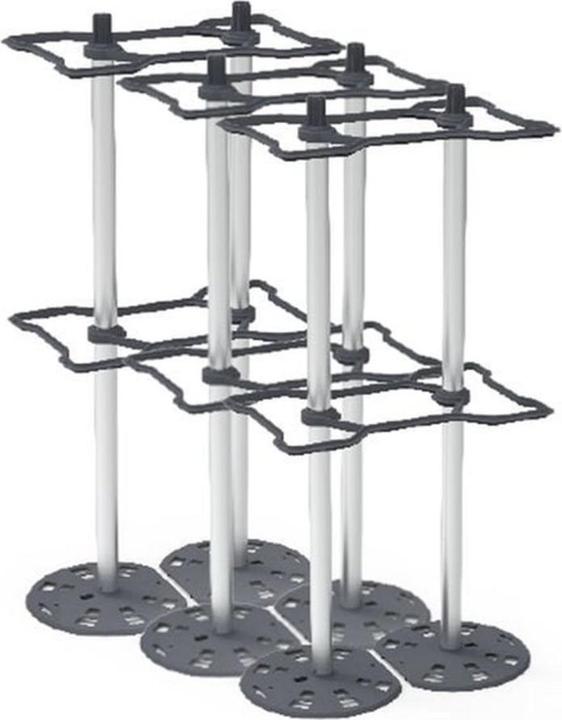 Immagine prodotto Gusta Garden CHILI BUDDY supporto per peperoncini e peperoni, set di 3 pezzi argento (32.20 cm, 22.20 cm)