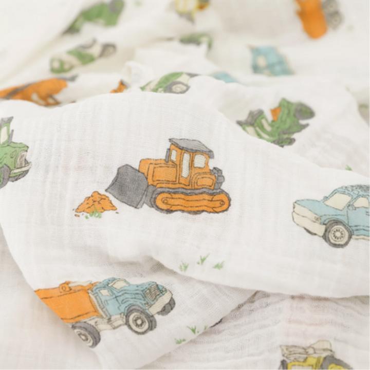 Image du produit little unicorn Baumwoll-Muslin Swaddle 3er-Pack (120 cm, 120 cm)