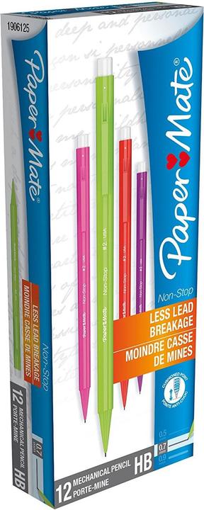 Paper Mate Fiber Pens Non-Stop NEON assorted colors 12 pcs. (0.70 mm, HB, 12 x)