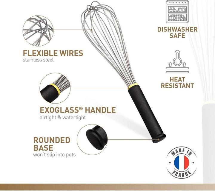 Actual product image Matfer Bourgeat Whisk 50cm with Exoglass handle