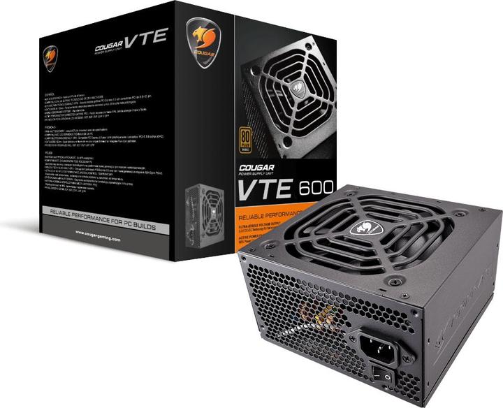 Produktbild Compucase Cougar VTE600 - Netzteil (intern) - ATX12V - 80 PLUS Bronze (600 W)