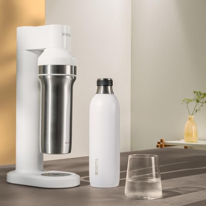 Produktbild Brita sodaTRIO Edelstahlflasche