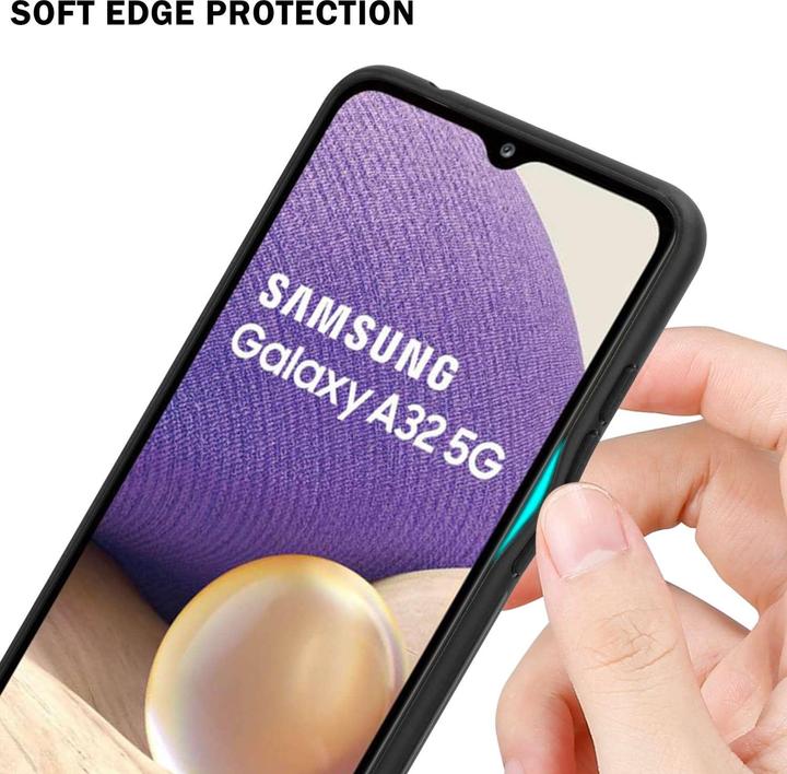 Actual product image Cadorabo Bumper Case for Samsung Galaxy A32 5G TPU 2 Farben Glas (Samsung Galaxy A32 5G)
