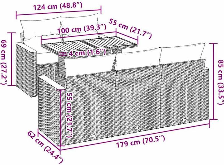 Produktbild vidaXL Casen