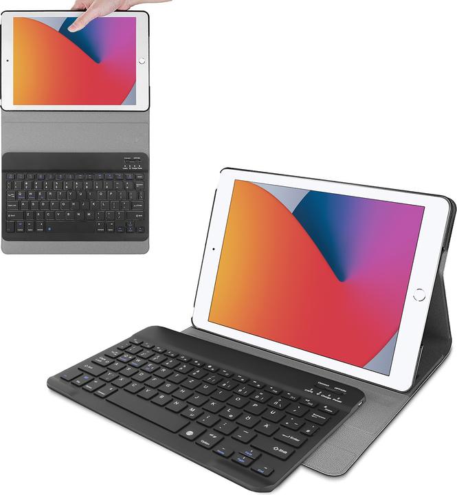 Actual product image Cazy Keyboard cover compatible with iPad 2021 (9th Gen)/2020 (8th Gen)/iPad 2019 (7th Gen) - protective (DE)