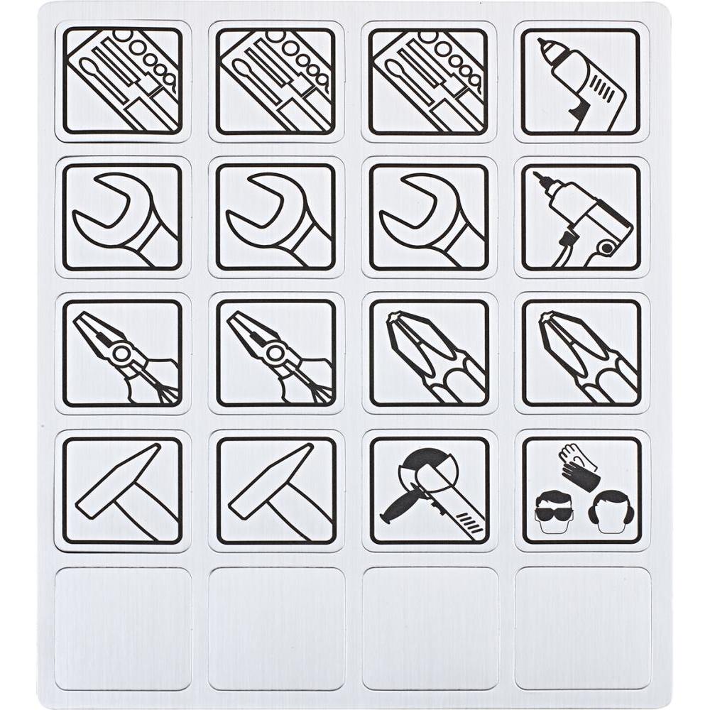 Magni, Magnet, Magnetetiketten Symbole Werkzeug