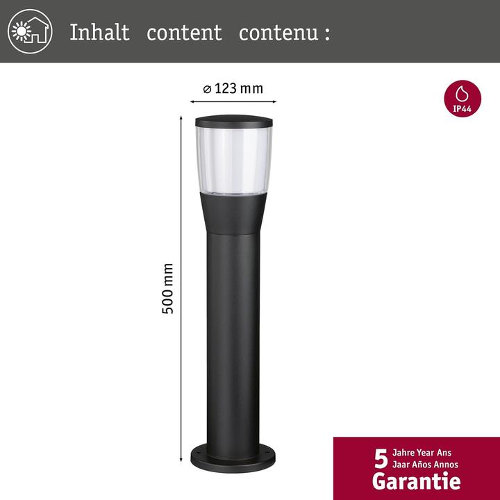 Produktbild Paulmann Seawater Pollerleuchte Bako (E14, IP44)