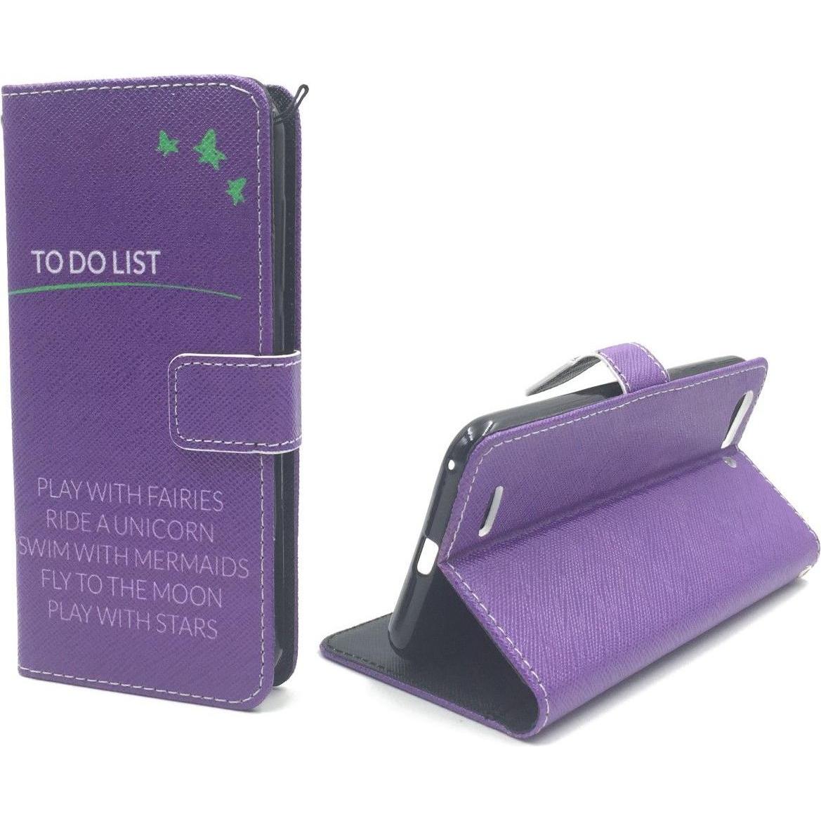 König Design Schutz Handy Hülle für ZTE Blade V6 Case Cover Tasche Wallet Etui Handyhülle Neu (ZTE Blade V6), Smartphone...