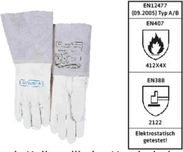 Image du produit Elmag Gants de soudeur à 5 doigts WELDAS 10-1005 XL (9.5)