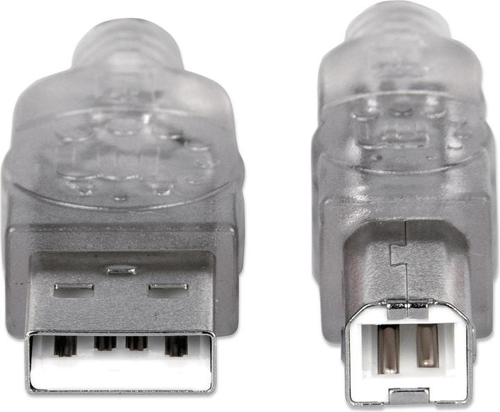 Produktbild Manhattan Hi-Speed USB 2.0 Anschlusskabel, 1x USB A - 1x USB B (1.80 m, USB 2.0)