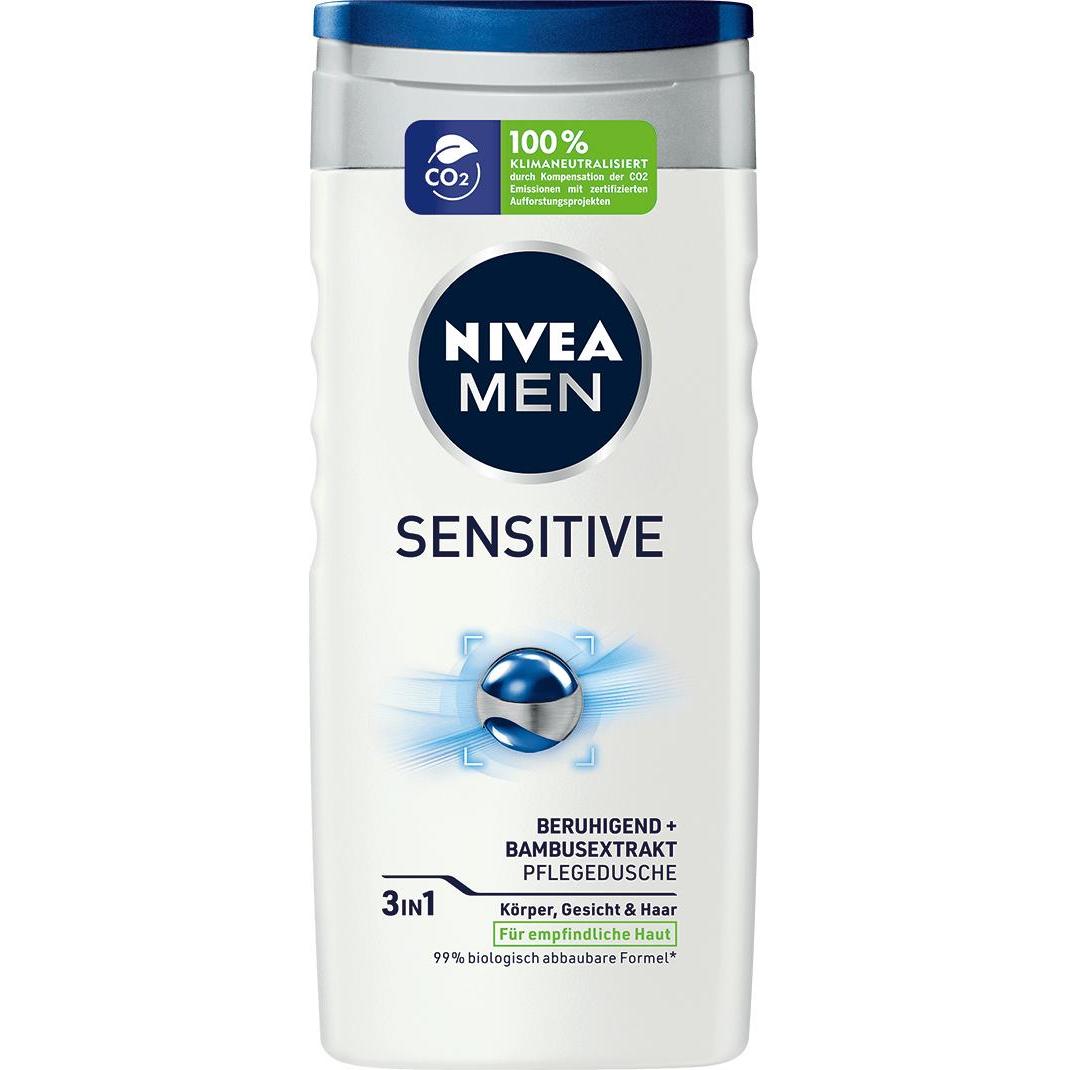 NIVEA MEN, Duschmittel, Sensitive Pflegedusche (250 ml)