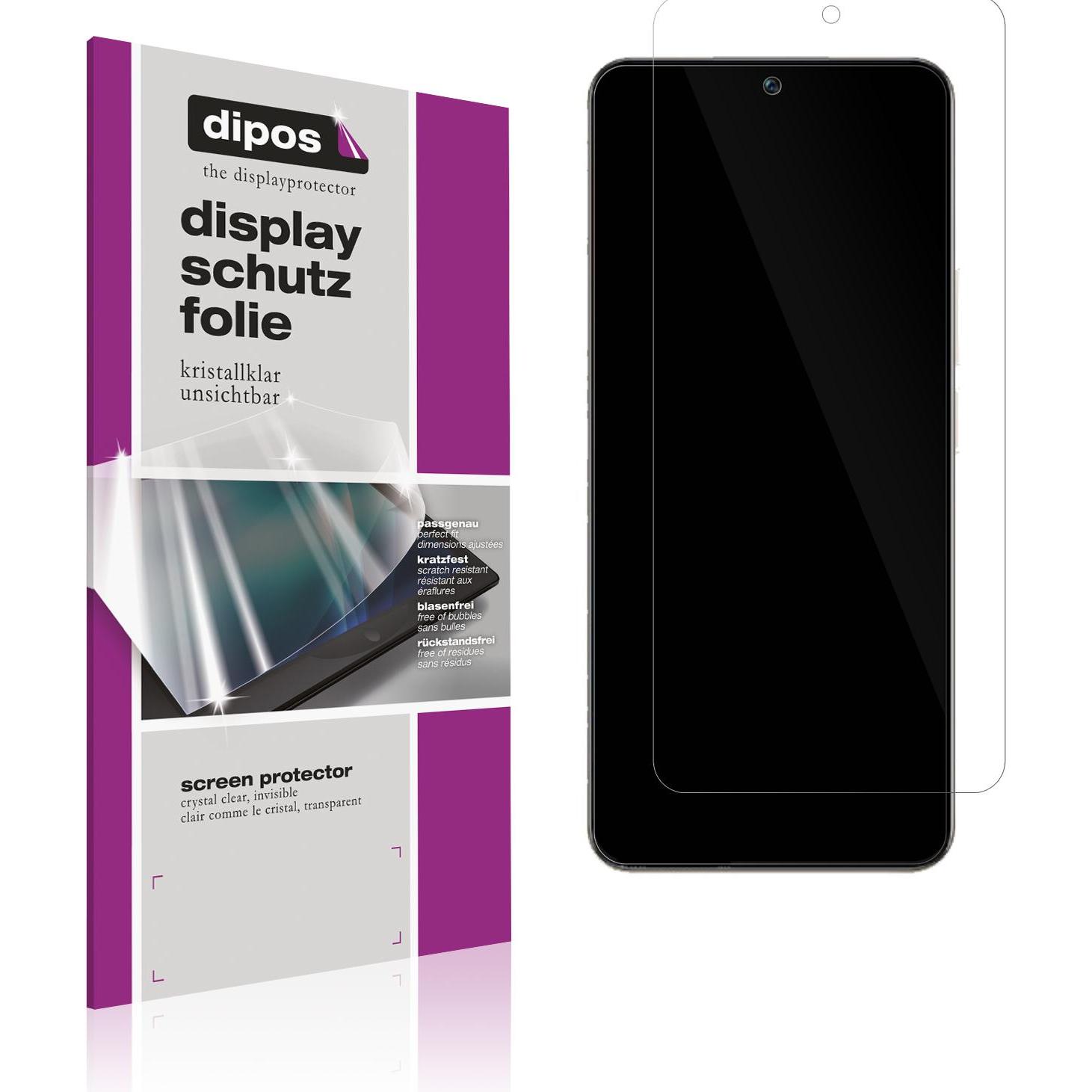 Dipos Displayschutzfolie Crystalclear (1 Stück, Honor X40i), Smartphone Schutzfolie, Transparent