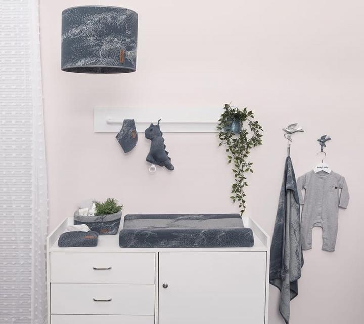 Actual product image Baby's only Marble storage basket, grey silver-grey