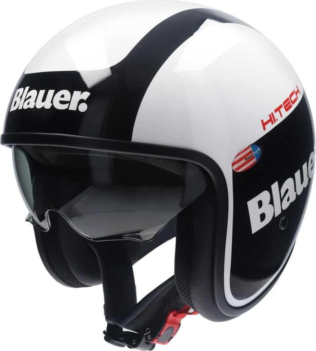 Blauer PILOT 1.1 G GRAPHIC Jethelm glossy weiss-schwarz XS (XS)