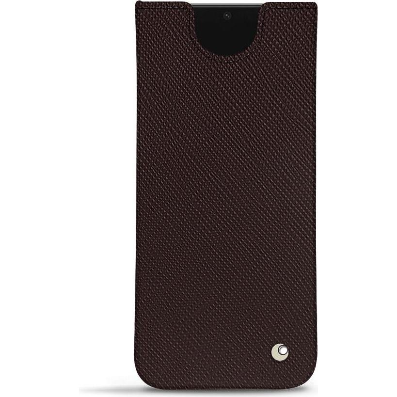 Noreve Lederschutzhülle (Samsung Galaxy S23+), Smartphone Hülle, Braun