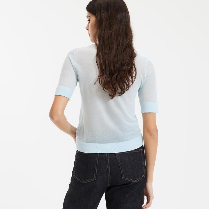 Produktbild La Redoute Collections Feinstrickpullover mit rundem Ausschnitt (S)