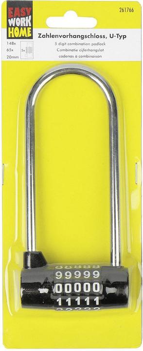 Immagine prodotto Easy Work Lucchetto a combinazione da 63 mm