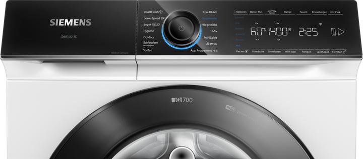 Immagine prodotto Siemens iQ700, Lavatrice a carica frontale, 9 kg, 1400 rpm, WG44B2071 (9 kg, A sinistra)