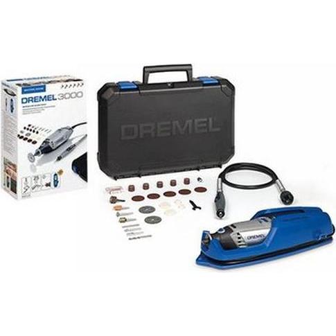 Dremel, Elettroutensile multifunzionale, SZLIFIERKA WIELOFUNKCYJNA MULTI 3000 -1 + 25x OSPRZĘT+ WAŁEK