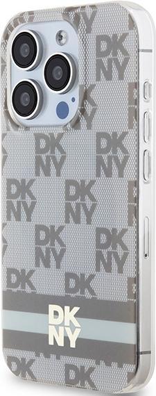 Produktbild DKNY DKHMP15LHCPTSE iPhone 15 Pro 6.1" beżowy/beige hardcase IML Checkered Mono Pattern & Printed St (Apple iPhone 15 Pro)
