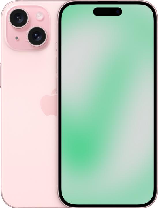 Image du produit Revendo iPhone 15 (256 Go, Rosier, 6.10", 48 Mpx, SIM + eSIM, A / Comme neuf)