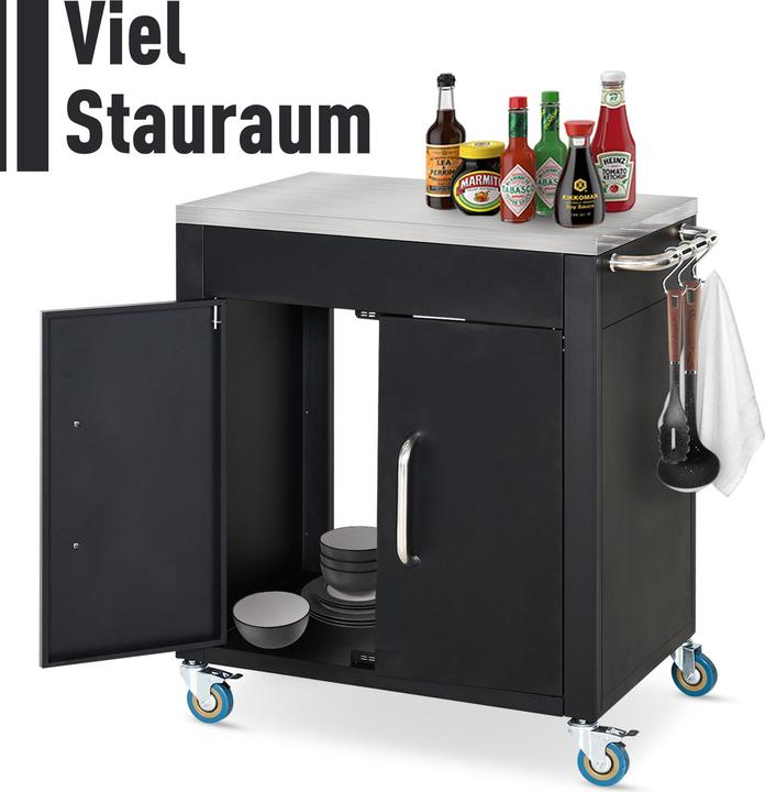 Image du produit Jamb Chariot de service Acier inoxydable