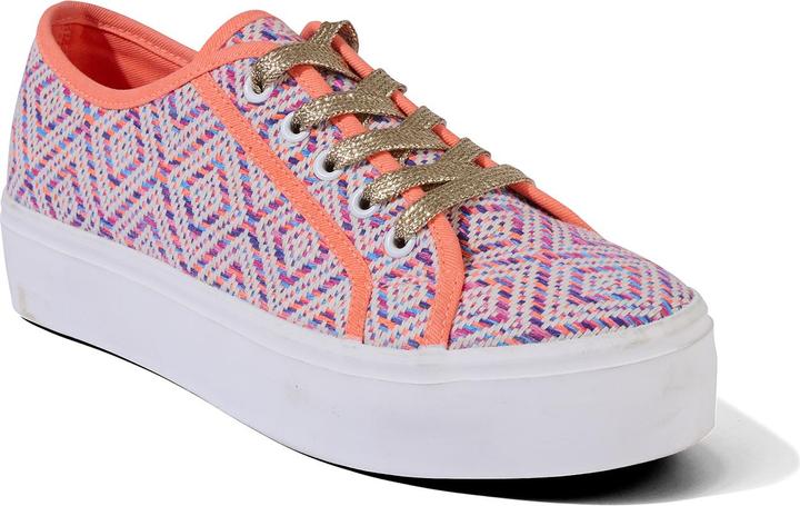 Actual product image Joe Browns Aztec Patterned Chunky Platform Trainers (41)