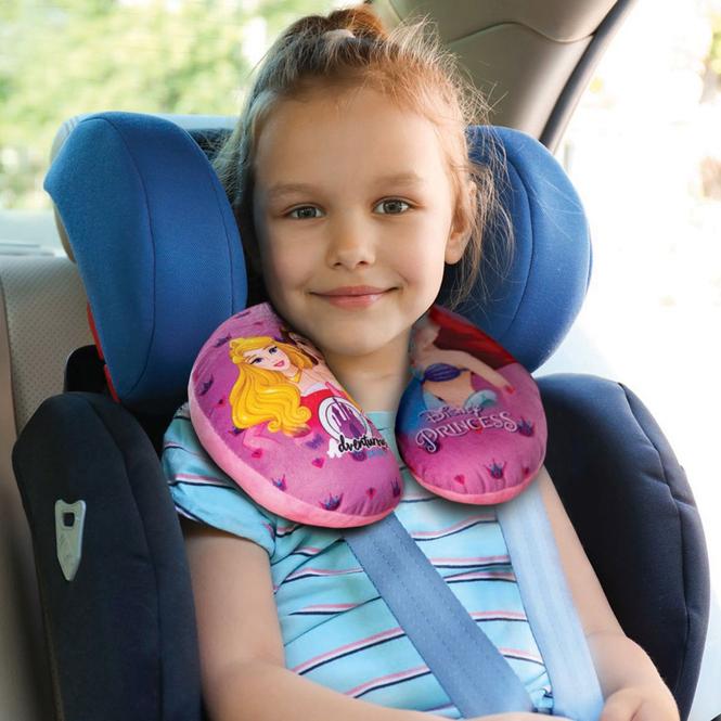Immagine prodotto Disney Princess Cuscino da collo da viaggio Aurora Bel Ariel Cinderella (Cuscino per testa e collo)