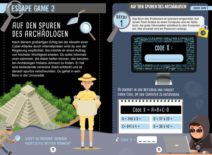 Produktbild Rätsel, Codes und Games – Die XXL Mathe-Challenge für die 3. und 4. Klasse (Deutsch)