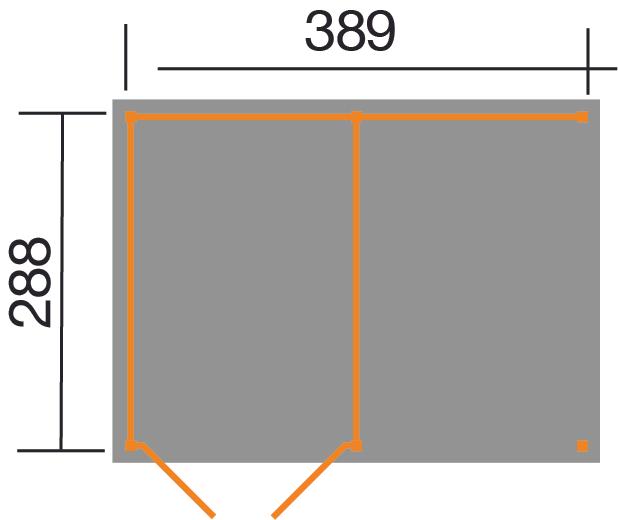 Produktbild Weka Holzbau Lagerhaus 607 Variante 2