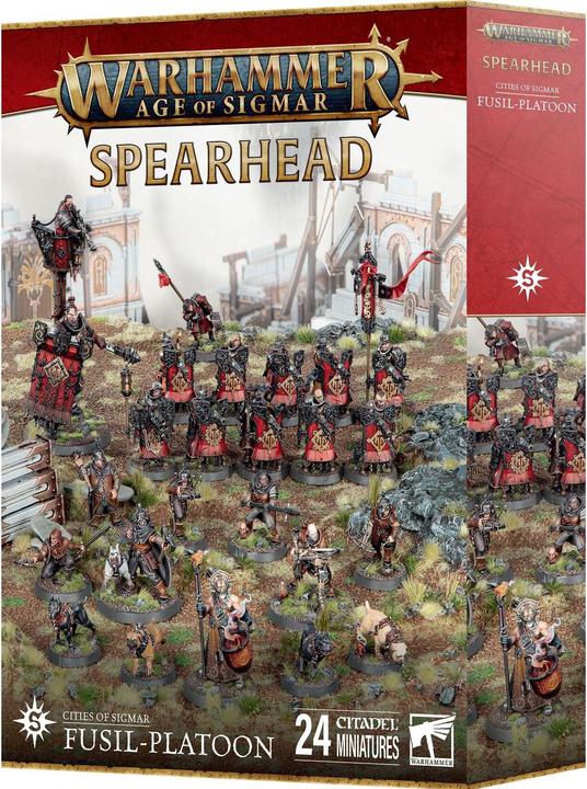 Games Workshop Age of Sigmar: Spearhead Cities of Sigmar - Fusil-Platoon (Plastic)