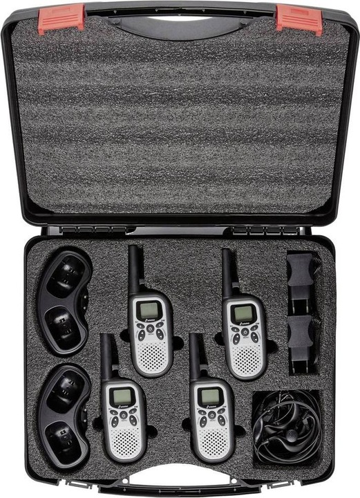 Actual product image Stabo freecomm 400 II 4-piece radio case (10 km)