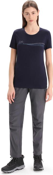 Actual product image Icebreaker W Merino Tech Lite II SS Tee Cadence Paths (S)