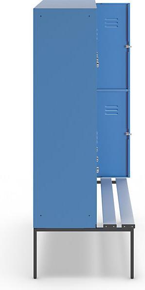 Image du produit Wolf Vestiaire mi-hauteur avec piètement banc (160 cm, 214 cm)