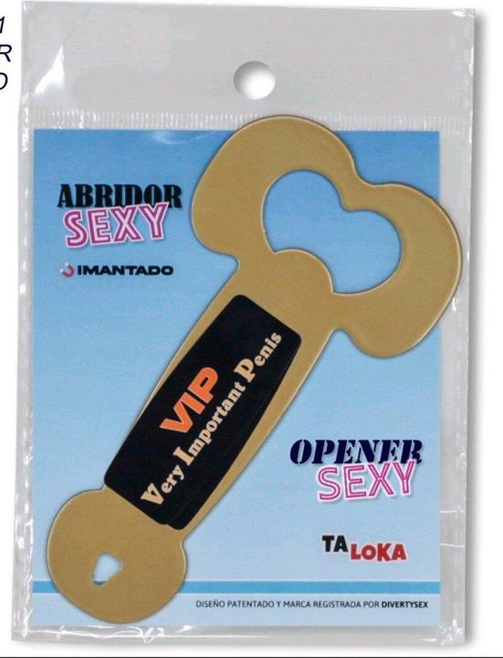 Diablo Picante Sehr Goldener Magnetischer Penis-Metallöffner